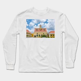 Fortkirche aka Fort Church in Fort Amsterdam Willemstad Curacao Long Sleeve T-Shirt